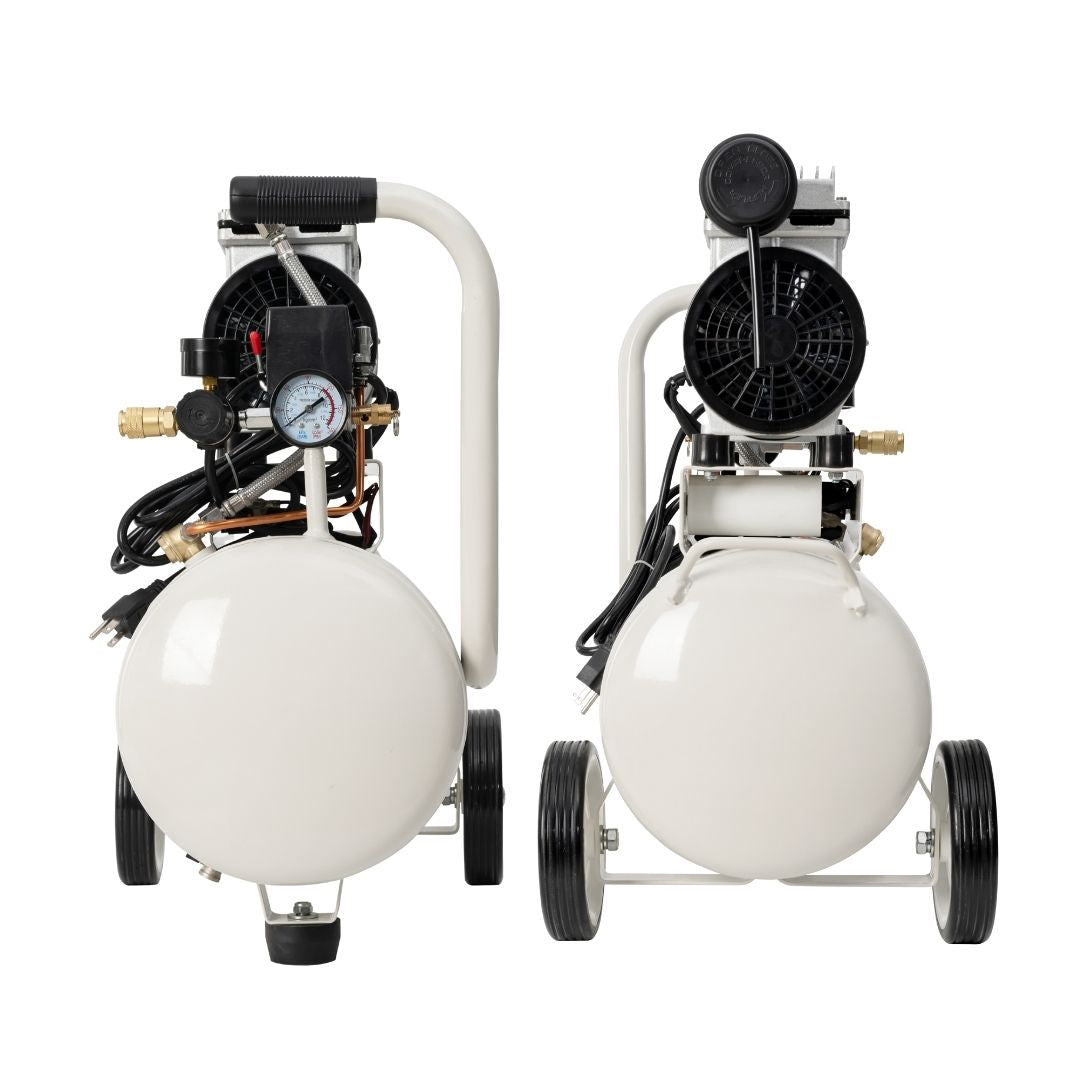Limodot Air Compressor, Ultra Quiet Air Compressor, Only 68dB, 6 Gallon Durable Steel Air Tank, Fill In 80s, Fast 25s Recovery, Oil-Free, Ideal For Shop, Garage, Car, Pneumatic Tools