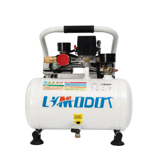 Limodot Ultra Quiet Air Compressor Portable, 60 dB, Silent and Electric for Car and Bike Tires, Nail Gun, and Pneumatic Tools, Garage, Shop, or Mechanic Accessories,